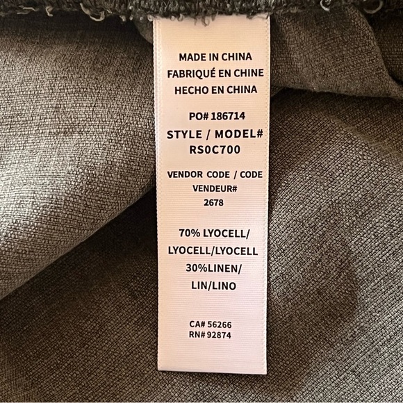 Splendid Lakeside Jogger, lyocell/linen blend, moss green, size S - Picture 13 of 14